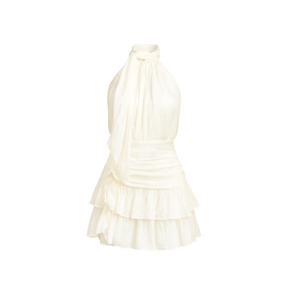 Veloura Dress White
